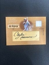 Andre Dawson Limited /128 Authentic Signature Lumber Cuts 2004 Donruss