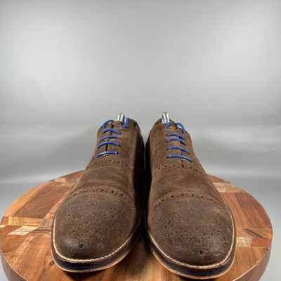 Johnston & Murphy Suede Cap Toe Oxford Shoes Mens 10.5M  display picture 2