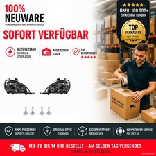 Scheinwerfer Set Halogen passend f&uuml;r Mercedes W163 M-Klasse 01-05 mit H7 H7 L R