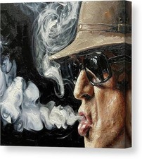 Motiv Udo Lindenberg die coole Socke Part 5 110x110 cm Pop Art/Leinwandbilder