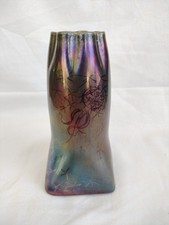 VASE Ancien Céramique irisée Art Nouveau Delphin Massier Vallauris