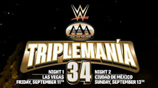 AAA: TripleMania 34 Night 1 & 2 DVD 9/11/2026 & 9/13/2026