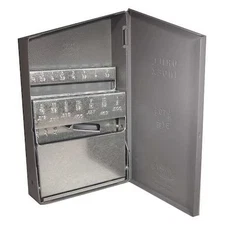 Huot 10350 Drill Bit Case, Jobber Length, Steel