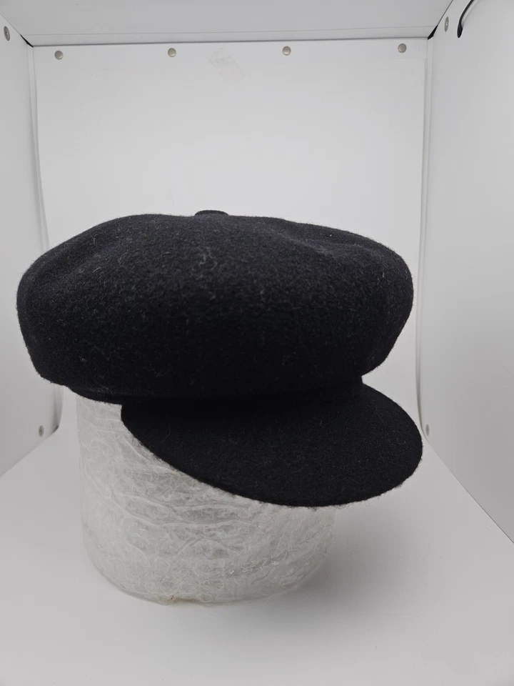 Gorra Kangol negra vintage negra talla pequeña lana Spitfire 0259BC   Foto 3 de 4