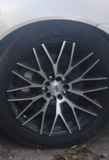 Set Of 4 18 Chrome Custom Rims Tires. Universal Set Of 4 18 Chrome Custom Rims Tires. Universal