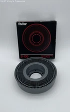 Lot of 4 Vivitar S-100 Rotary Slide Trays Gray for 35mm Projector - Vtg Open Box