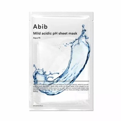 ABIB Mild Acidic pH Sheet Mask Aqua Fit - 1pack(10pcs)  K-beauty