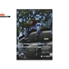 Rapper Album Cover Retro Poster Music Canvas Wall Art Print Mural Home Decor Mus