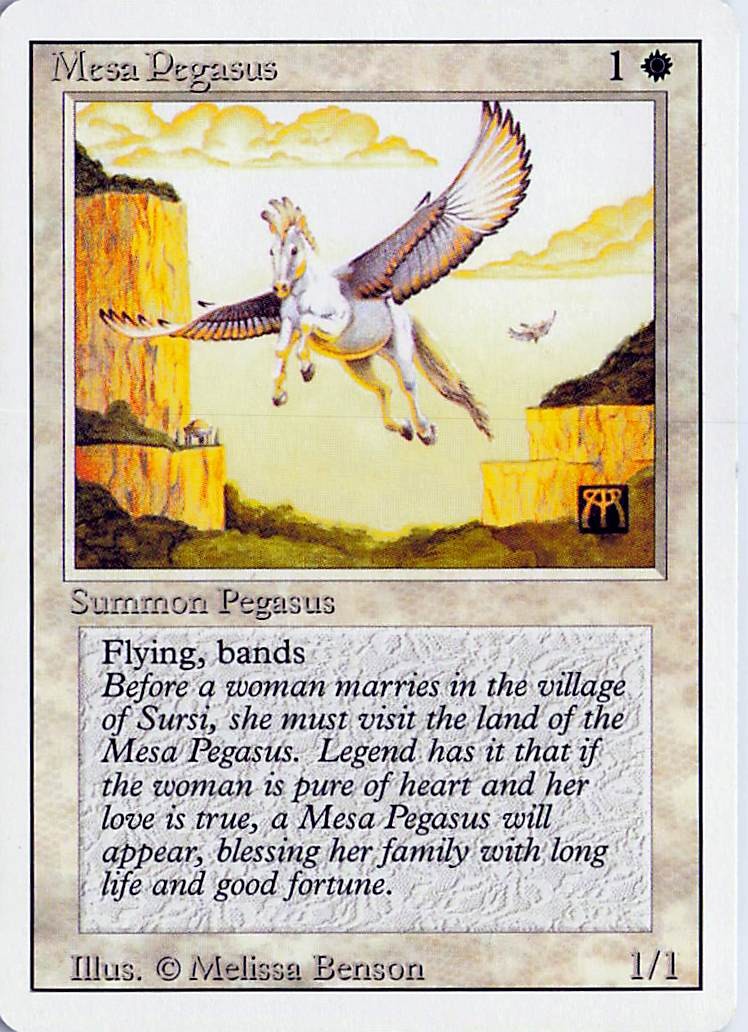 Mesa Pegasus Common Revised Edition Magic: The Gathering Lightly Played