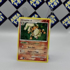 ✅Pokémon TCG Arcanine Platinum Rising Rivals Holo Rare Card 1/111 2009 LP