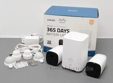 Eufy T88511D1 Security Camera Complete System - White