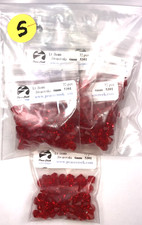 Swarovski Crystal 6mm 360 pcs Lt. Siam 5301 5 baggies of 72 