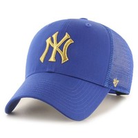 47 Brand Trucker Cap - Branson Metallic New York Yankees