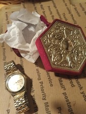 Wristwatch.Mens In Case With New Battery