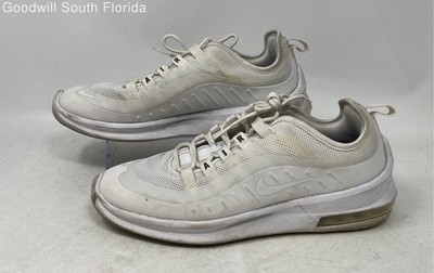 Nike Womens Air Max Axis AA2168-100 White Lace-Up Running Shoes Size 9