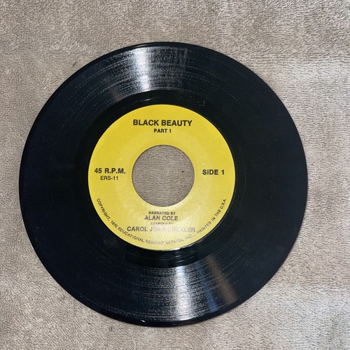 Black Beauty Book And Record Set 45 RPM Educational Reading Service 1970 - Bild 14 von 15