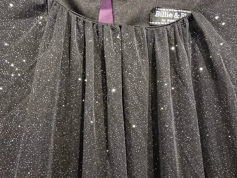 Billie & Blossom Black Sparkle Dress - Size 18 image 4