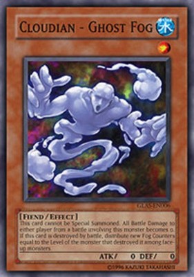 3 x Cloudian - Ghost Fog - GLAS-EN006 - Common - Unlimited Edition Near Mint, En