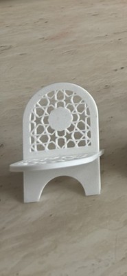 Ramadan Datumsständer - Geo Bogen - weiß - 3D gedruckt islamische Tischdeko - Eid Geschenk