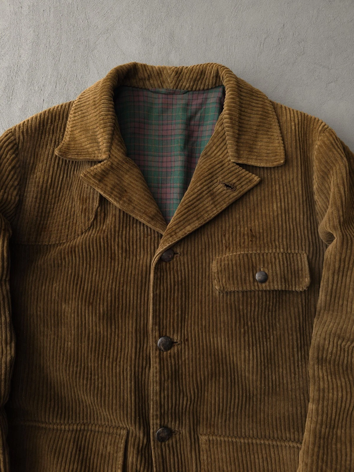 Vintage 1960s Camox Confezioni Brown Corduroy Barnstormer Work Jacket Men's L - product detail image 3