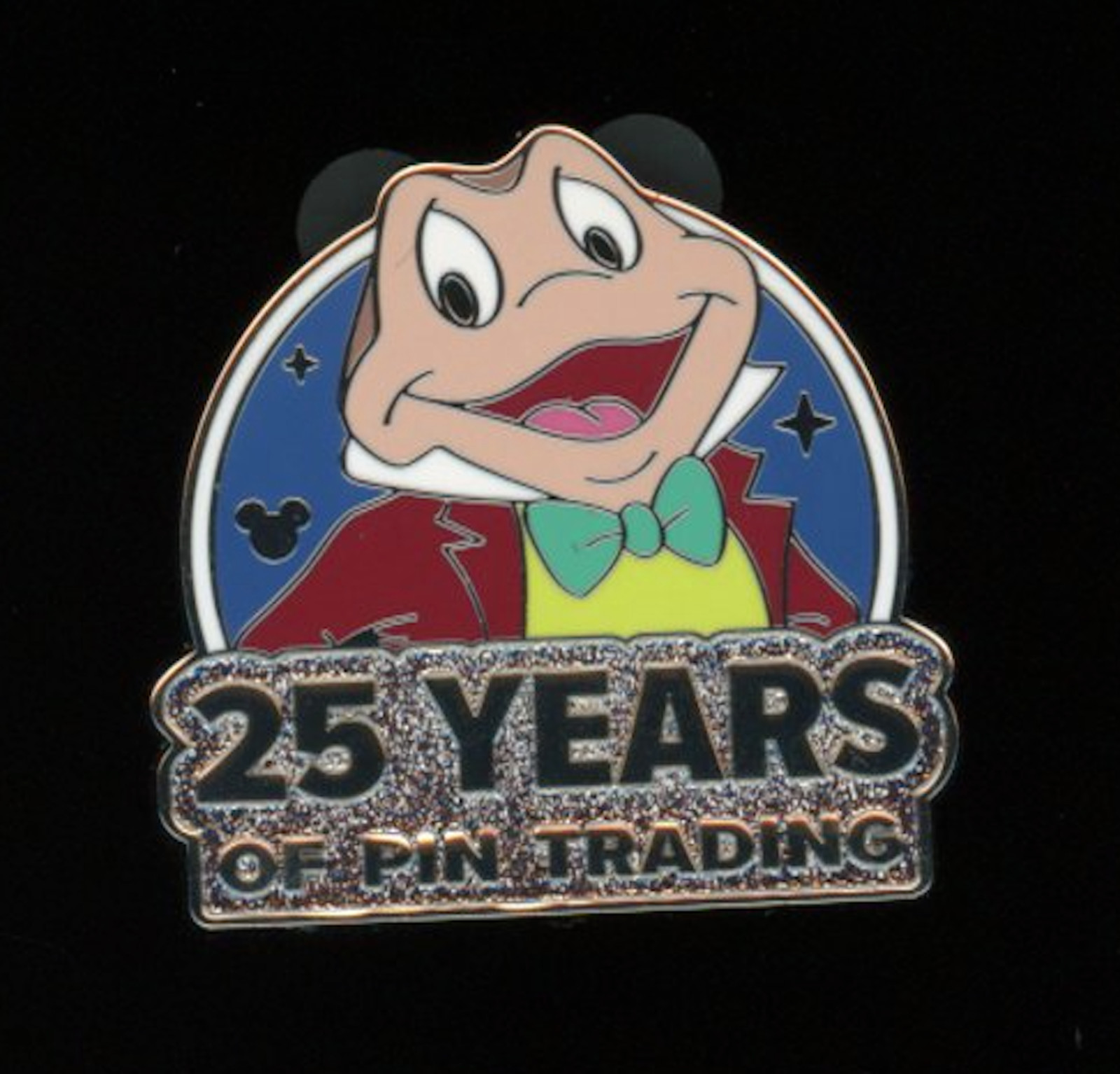2025 Disneyland 25 Years of Trading Mr Toad Hidden Mickey Pin