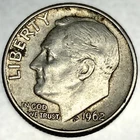 1962-D Roosevelt Dime - Circulated Condition - 90% Silver - US Coin - 3133