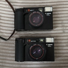 2x Canon AF35ML Point & Shoot Kamera mit Canon 40mm 1:1.9 Objektiv