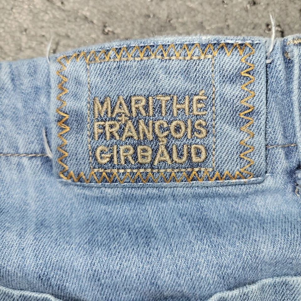 Pantalones Cortos Marithe Francois Girbaud Para Hombres 46 Azul Carga Cinta de Transporte Sueltos Ropa de Calle Foto 3 de 4