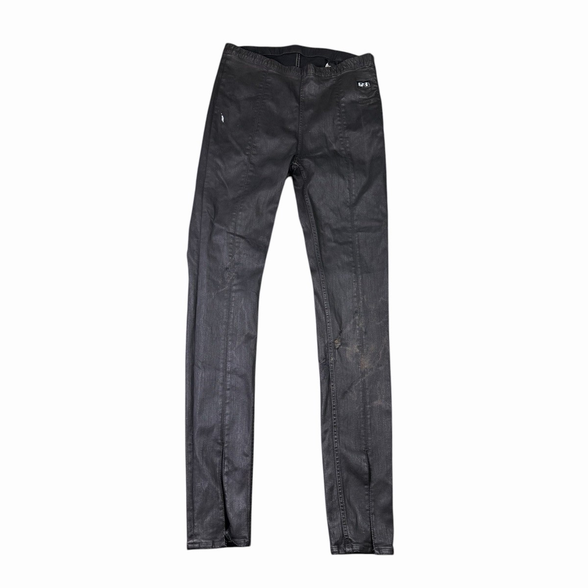Rick Owens Black Wax (DU21S2367-SBW) Owens Corp Black Pants Size