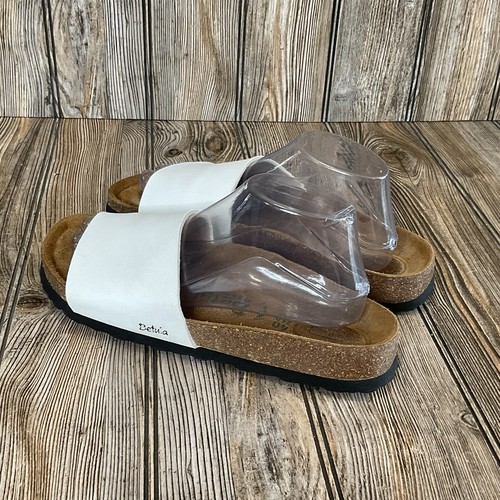Sandalias Betula para mujer reggae blancas Birkenstock talla 40-9N plantilla suave EE. UU. - Imagen 9 de 19