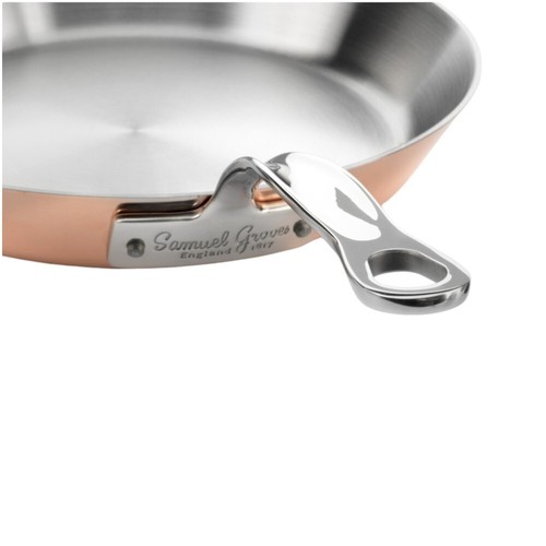 Samuel Groves Copper Induction Frying Pan 1 x 20cm, Stainless Steel - Picture 5 of 8