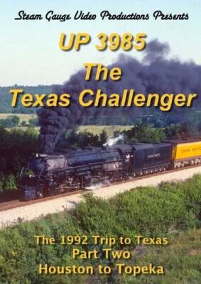 UP 3985 Texas Challenger 1992 Trip Houston to Topeka Part 2 Austin Texarkana
