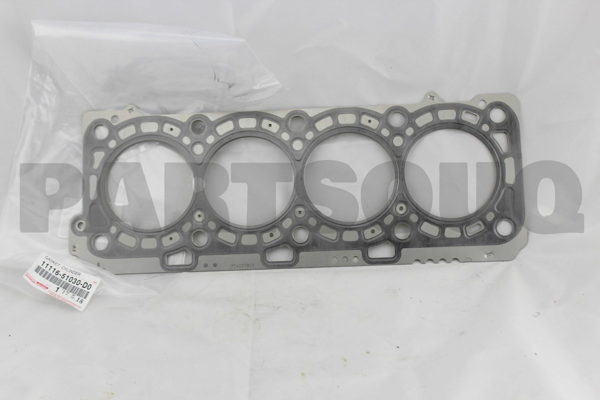 1111651030D0 Genuine Toyota GASKET, CYLINDER HEAD, NO.2