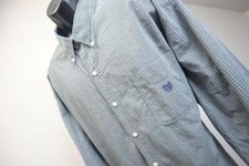 Chaps Ralph Lauren Dress Shirt Plaid Cotton Blend Mens Size 3XB 3XL Big