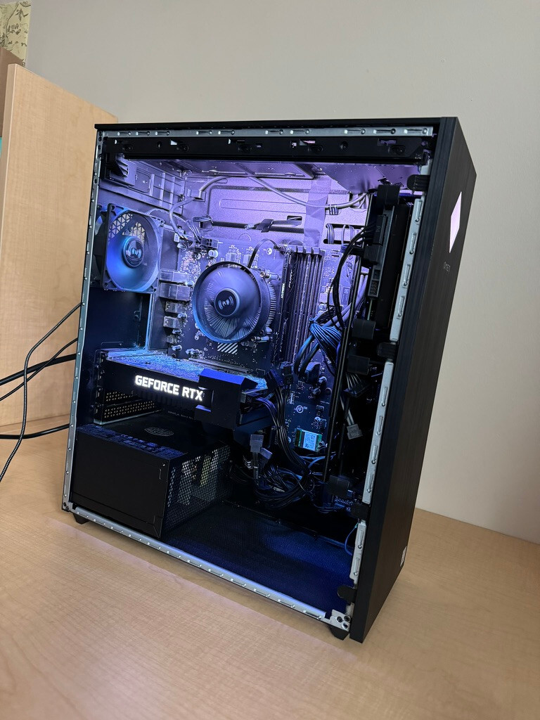 HP OMEN 25L Gaming Desktop, Black, RTX 2060 SUPER, Intel Core i7