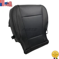 For 2015-17 Ford F150 Lariat Driver Bottom Leather Replacement Seat Cover Black