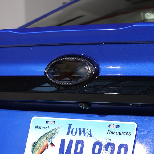 Cubierta de anillo de superposición de emblema trasero de fibra de carbono real se adapta a Subaru WRX 2022-2024 - Imagen 5 de 11