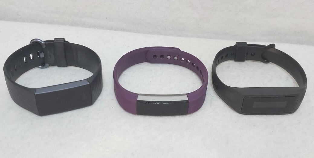Fitbit Fitness Smart Watch Fitness Tracker Lot of 3 Untested No