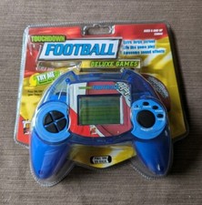 New MGA Entertainment Touchdown Football Handheld Electronic Game 1999 Blue