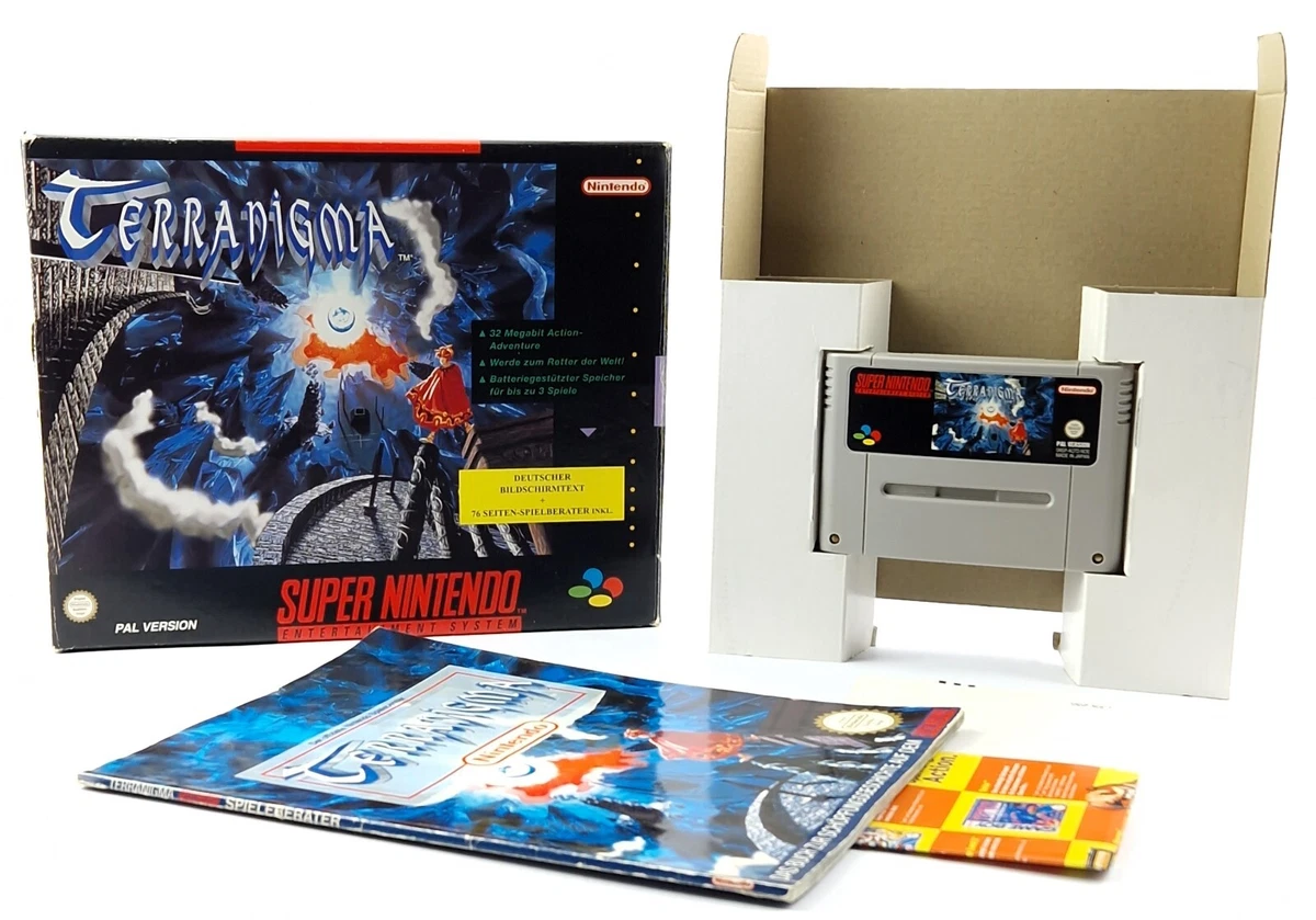 Boite Vide + Cale** - Terranigma - Super Nintendo - PAL FRA