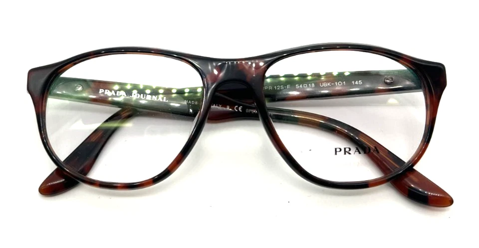 NUEVAS GAFAS PRADA VPR12S-F UBK-101 HABANA MARRÓN AUTÉNTICAS 54 - 18 Foto 4 de 4