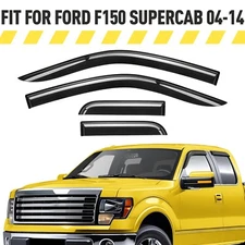 Rain Guards Vent Visors Shade for 2004-2014 Ford F-150 SuperCab