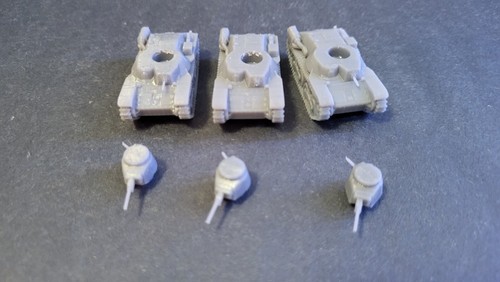 Bolt Action Japanese Type 95 HA-GO Tank Platoon X3 1/56th Scale - Picture 3 of 5