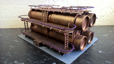 Isotop Silo Landschaft Tischplatte Wargame Infinity Wargaming Bau Gelände 28mm
