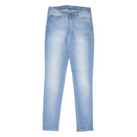 LEVI'S Mid Rise Womens Jeans Blue Slim Skinny Stone Wash W25 L32