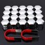 thumbnail 10 - 20pc Cap Bolts Covers Alloy Wheel Nut For Audi VW Bmw Mercedes Chrome W/ 2 Key