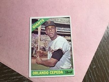 ORLANDO CEPEDA 1966 TOPPS BASEBALL #132 