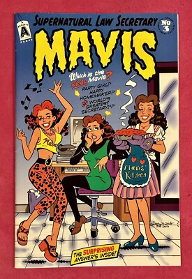 Supernatural Law Secretary Mavis #3 Dan DeCarlo Exhibit A Press 2001 Rare