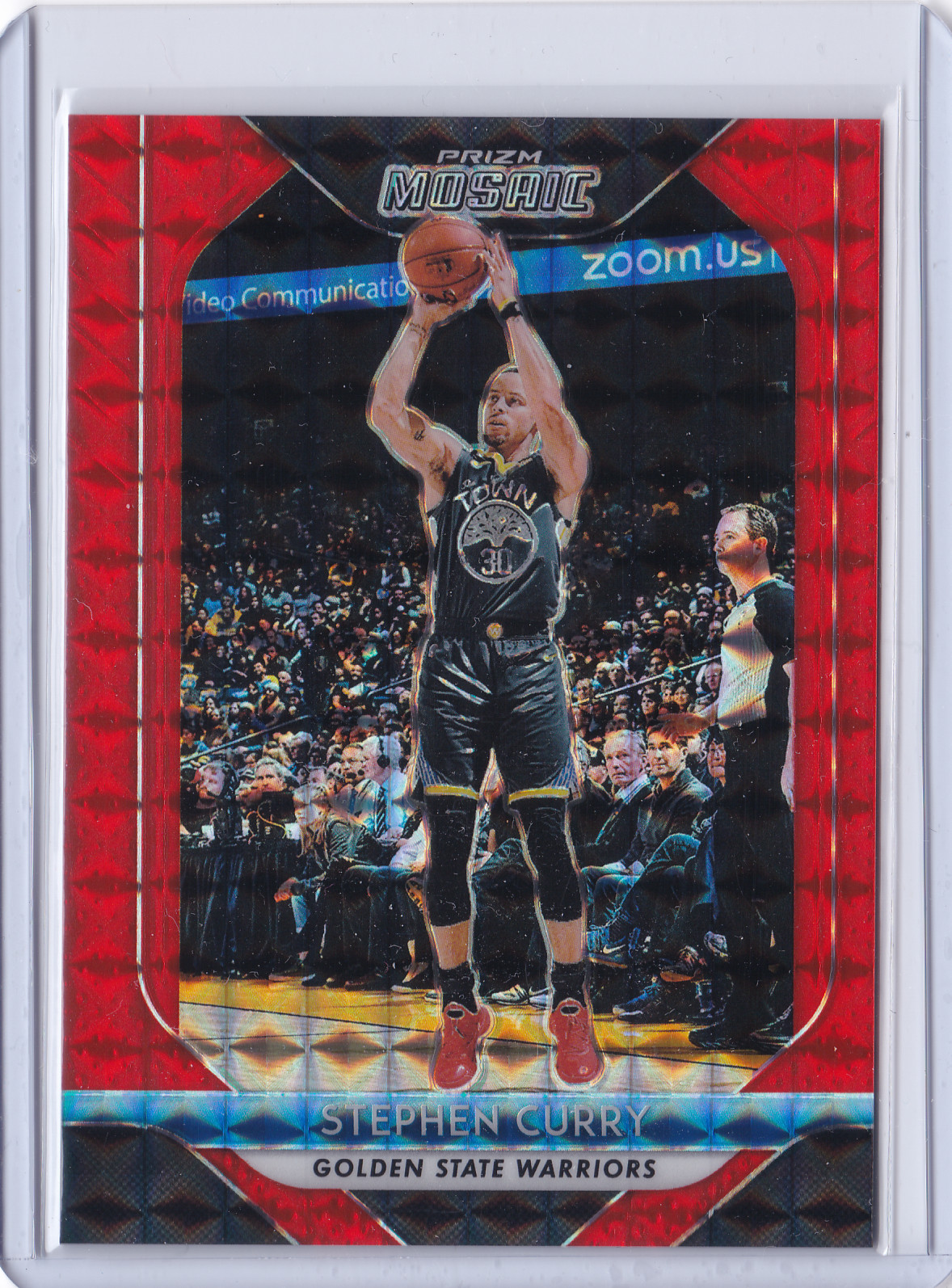 2018-19 Panini Mosaic STEPHEN CURRY Orange Prizm Golden State Warriors 26/99