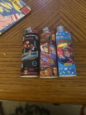 New 3 Bic Custom Lighters Vintage Nintendo, Donkey Kong Vintage
